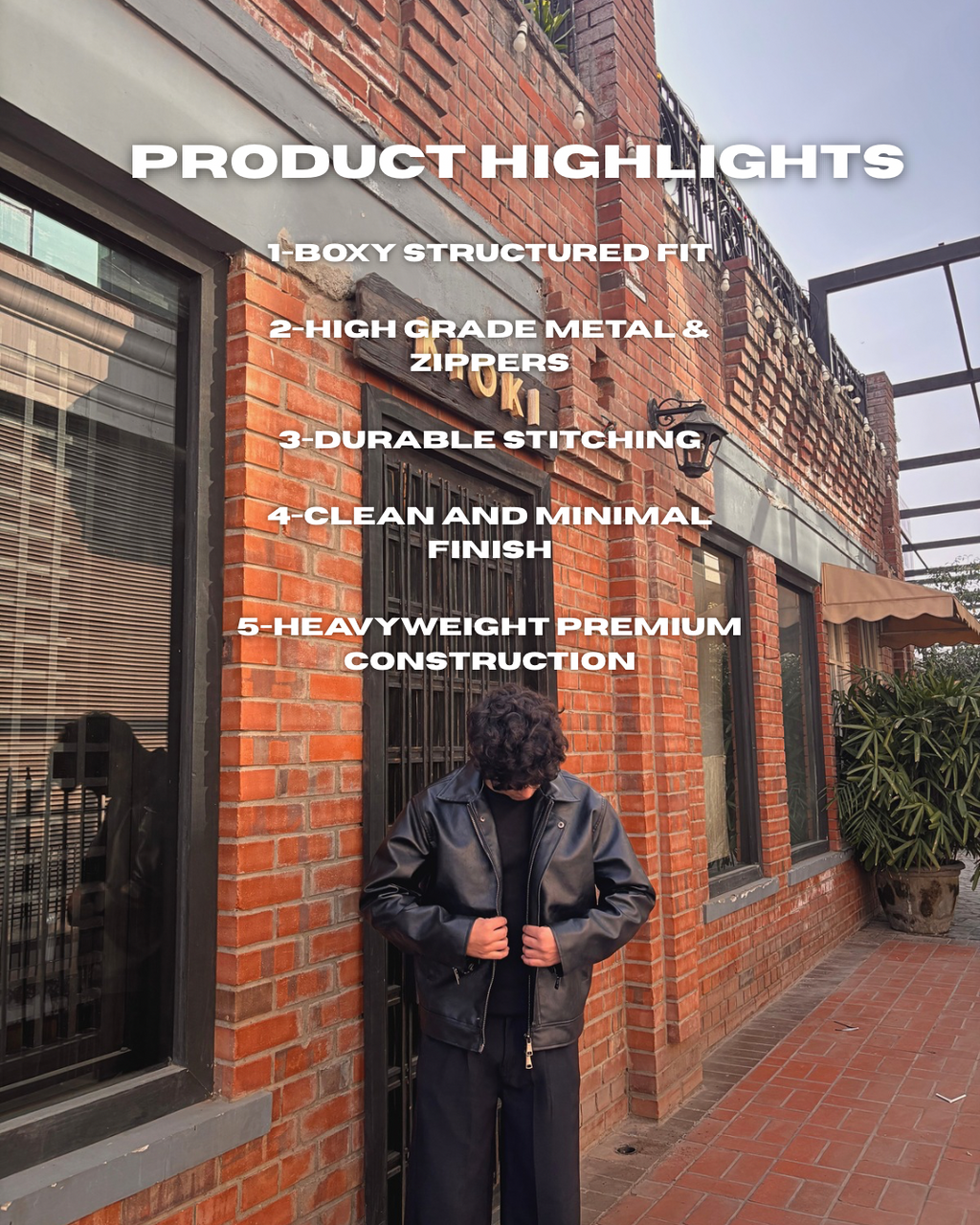 Noir Edge Heavyweight™ Leather Jacket