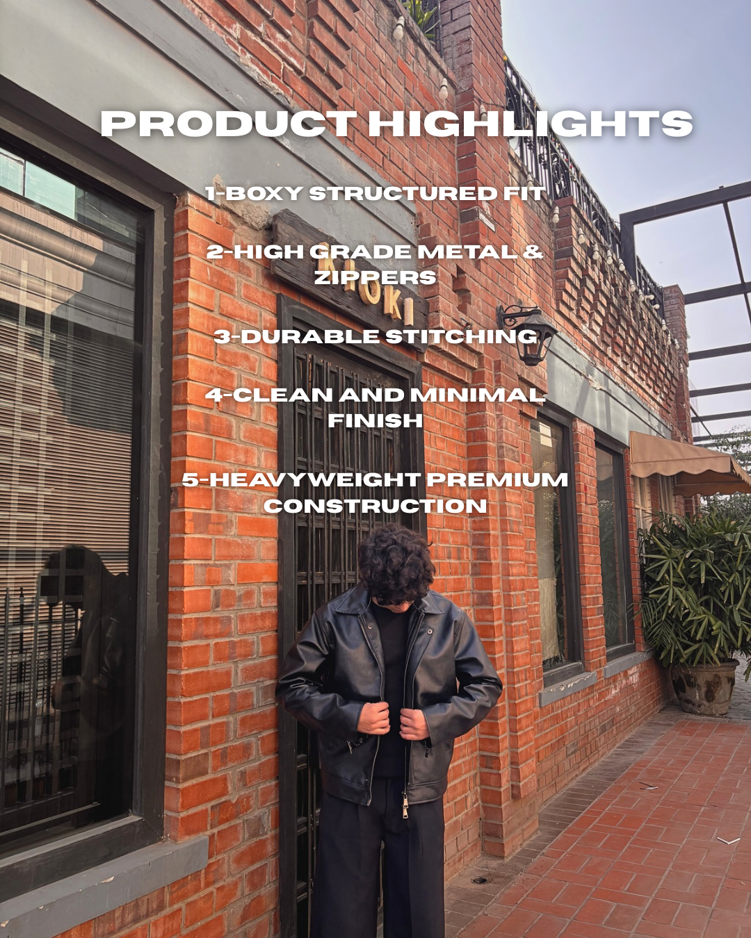 Noir Edge Heavyweight™ Leather Jacket