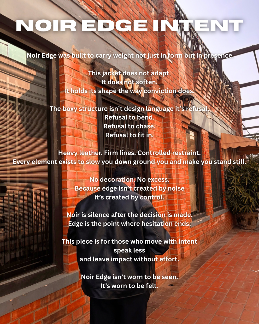 Noir Edge Heavyweight™ Leather Jacket